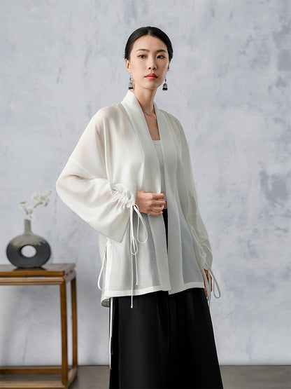 [YueZhongXing] Long Sleeve Sun Protective Cardigan Top